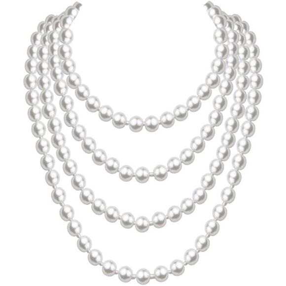 5PCS 1920s Accessories Flapper Great Gatsby Vintage Retro Costume Set NEW - Picture 14 of 16